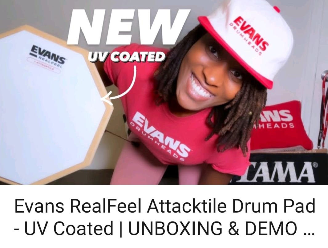 EVANS RF10G-AT RealFeel Attacktile 10" Drum Pad