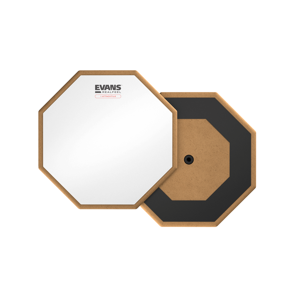 EVANS RF10G-AT RealFeel Attacktile 10 Drum Pad -1