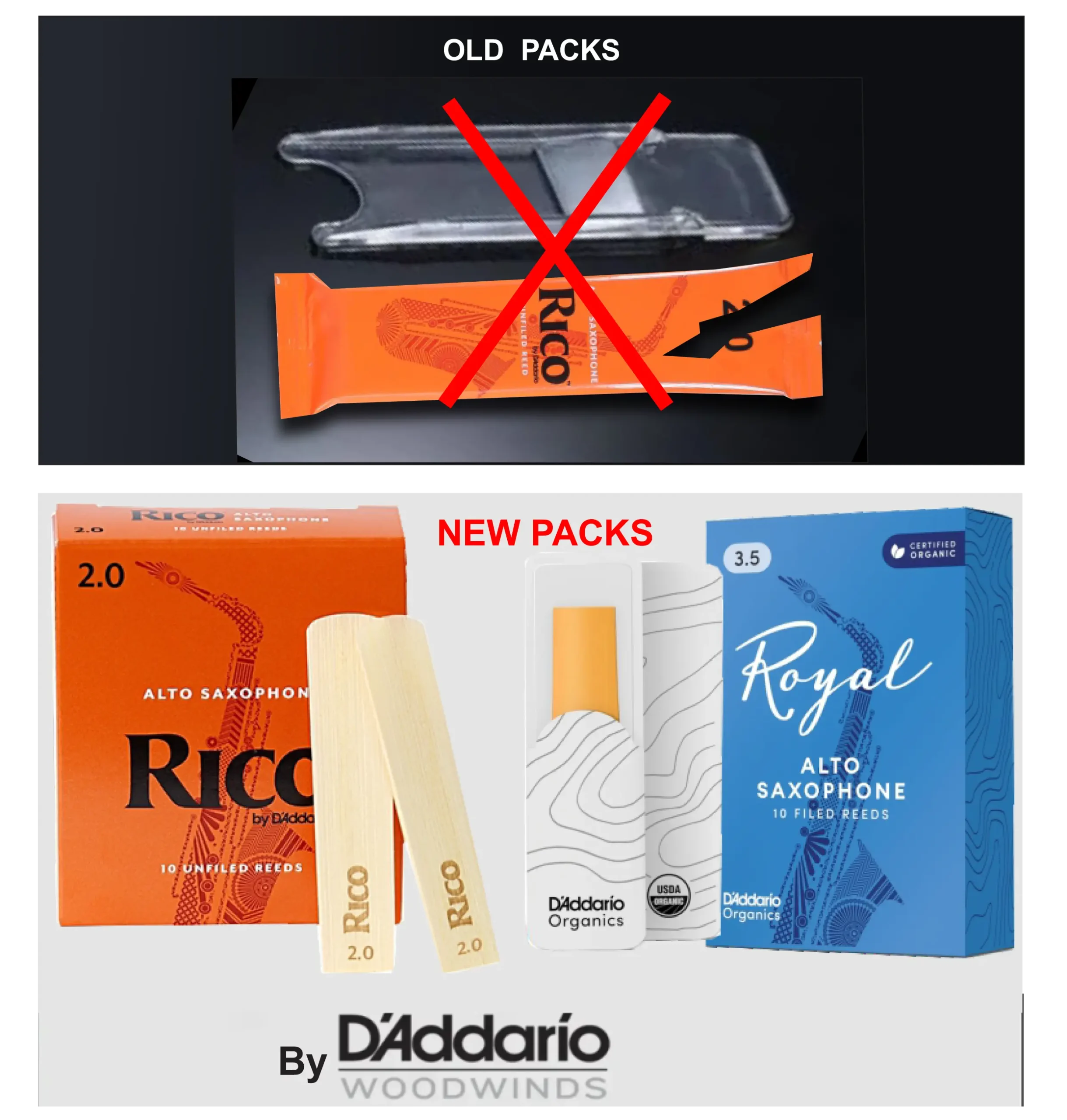 RICO ORGANIC REEDS New Pack - thex percussion Lagos Nigeria