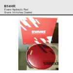 B14HR Evans Hydraulic Red Snare 14 Inches Coated