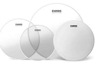 ETP-G2CLR-F Evans G2 Tom Pack 10 12 14 Fusion Clear