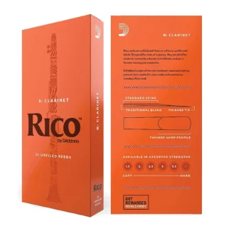 RCA2515 Rico Bb Clarinet Reeds Strength