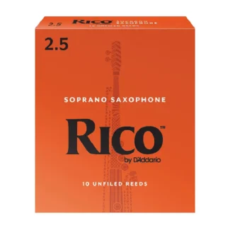 RIA1025 Rico Soprano Sax ReedsStrength2510-pack