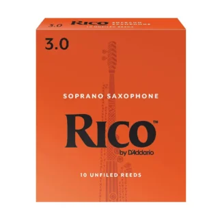 RIA1030 Rico Soprano Sax Reeds Strength 30 10-pack