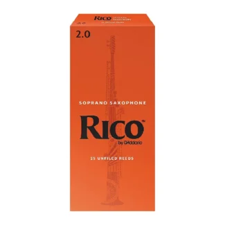 RIA2520 Rico Soprano Sax Reeds Strength 20 25-pack