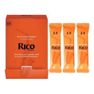 RJA0120-B50 Rico Saxophone Reeds Strength 20 50-pack