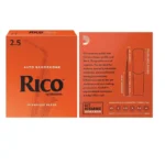 RJA1025 Rico Alto Sax Reeds Strength 25 10 pack