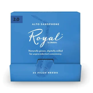 RJB0120-B25 Royal Alto Sax Reeds Strength 20 25-Pack