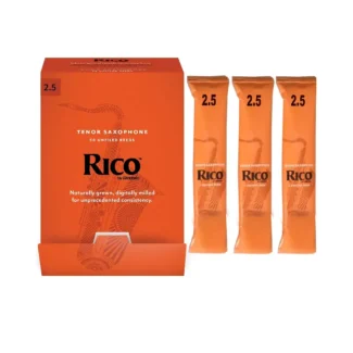 RKA0125 B50 Rico Tenor Saxophone Reeds Strength 25 50 pack