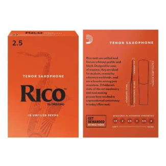 RKA1025 Rico Tenor Sax Reeds Strength 25 10-pack