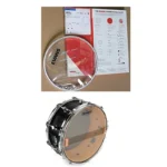 S08H30-Evans-Snare-Drum-Side-Hazy-300-8-inches-Clear