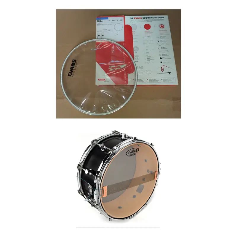S10H30-Evans-Snare-Drum-Side-Hazy-300-10-inches-Clear.