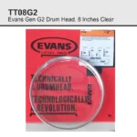 TT08G2 Evans Gen G2 Drum Head 8 Inches Clear