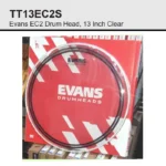 TT13EC2S Evans EC2 Drum Head 13 Inch Clear