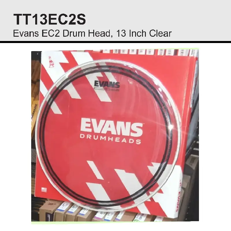 TT13EC2S Evans EC2 Drum Head 13 Inch Clear