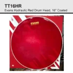 TT16HR Evans Hydraulic Red Drum Head 16 Coated