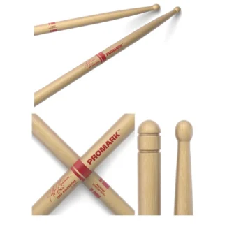 TXDC18IW-ProMark-Jeff-Ausdemore-Hickory-Drumsticks-Wood-TipOne-Pair