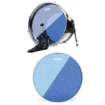 BD22HB Evans Hydraulic Bass Drum Head Blue 22 Inches