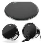 TT20CHR Evans Black Chrome Drum Head 20 Inches