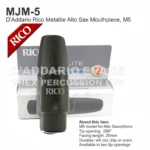 MJM-5 D'Addario Rico Metalite Alto Sax Mouthpiece, M5