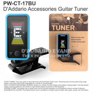 PW-CT-17BU D'Addario Accessories Guitar Tuner