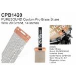 CPB1420 PURESOUND Custom Pro Brass Snare Wire 20 Strand, 14 Inches