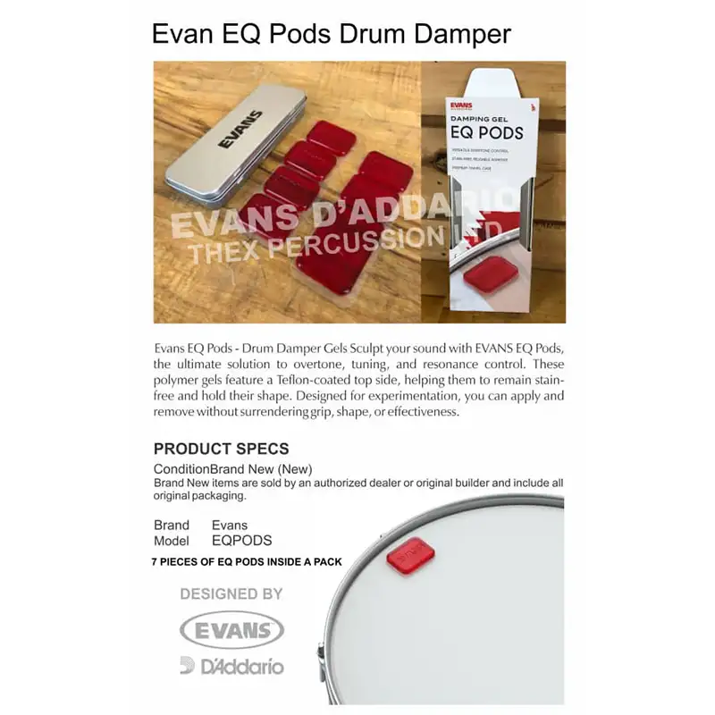 EVANS EQ Pods Drum Damper