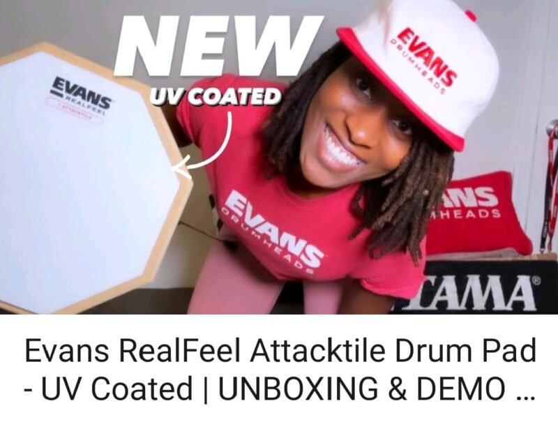 EVANS RF10G-AT RealFeel Attacktile 10" Drum Pad