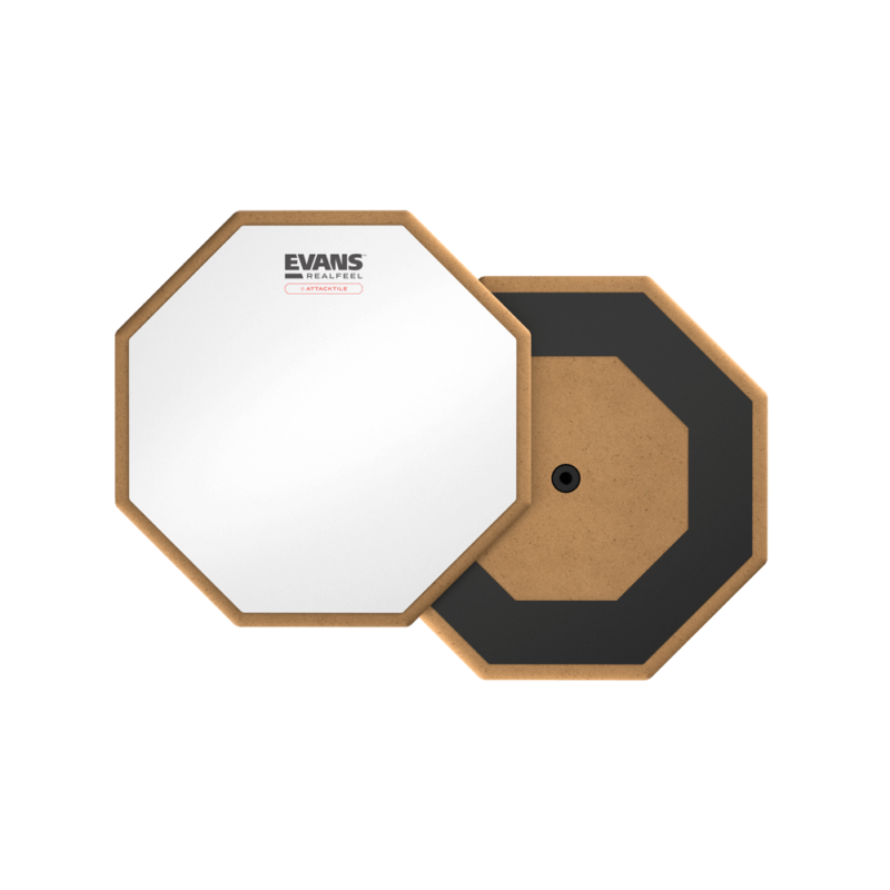 EVANS RF10G-AT RealFeel Attacktile 10 Drum Pad -1