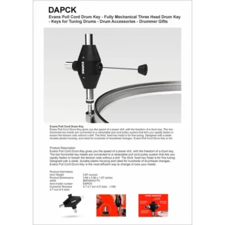 DAPCK Evans Pull Cord Drum Key