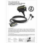 PW-DB25MM-25 D'Addario Accessories Modular Snake DB25 Core, 25 Feet
