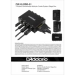 PW-XLRSB-01 D'Addario Accessories Modular Snake System Stage Box