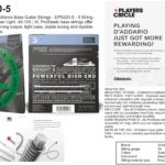 EPS220-5 D'Addario XL ProSteels Bass Guitar Strings - EPS220-5 - 5 String