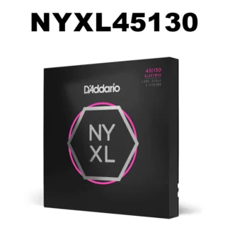 NYXL45130 D'Addario NYXL Bass Guitar Strings 45-130, 5-String