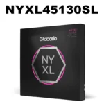 NYXL45130SL D'Addario NYXL45130SL Nickel Wound Bass Guitar Strings 5-String