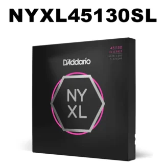 NYXL45130SL D'Addario NYXL45130SL Nickel Wound Bass Guitar Strings 5-String
