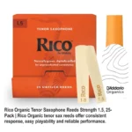 D’Addario Woodwinds Alto Saxophone Reeds, #1.5, 25-Count Single Reeds